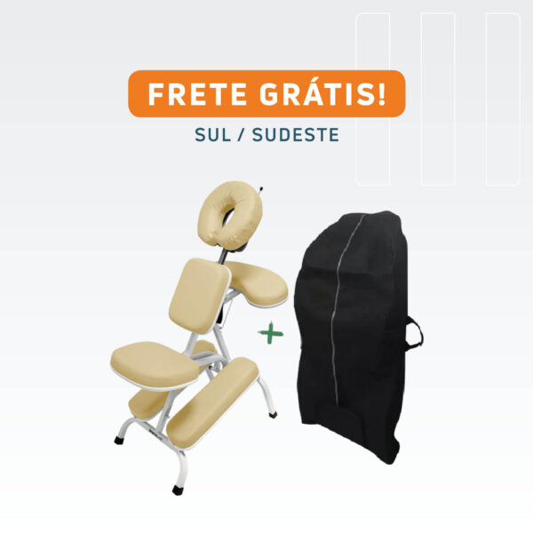 Cadeira Quick Branco + Bolsa para transporte - Imagem 4