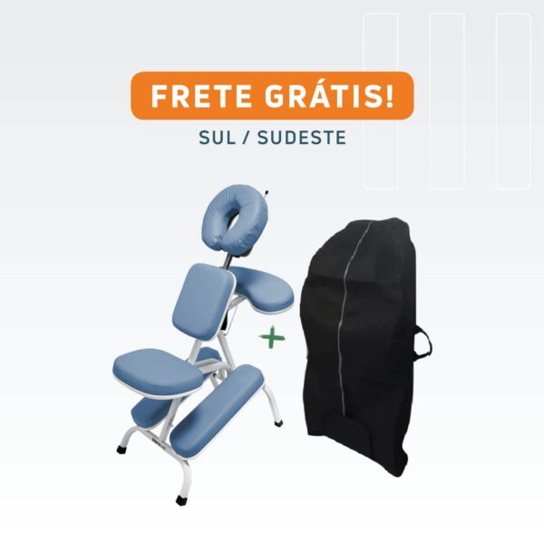 Cadeira Quick Branco + Bolsa para transporte - Imagem 2